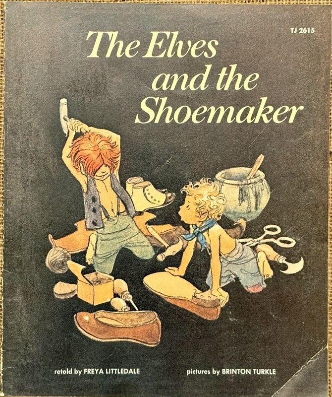 The Elves And The Shoemaker Book Scholastic Records 1975 33 rpm 7" Vinyl & MORE!