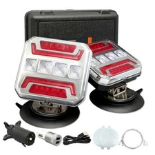 Wireless Trailer Lights, 110  Rotatable Magnetic Trailer Lights