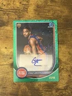 Bowman Chrome Rookie Green Auto 2025-26 Chaz Lanier #BCA-CL Pistons /99