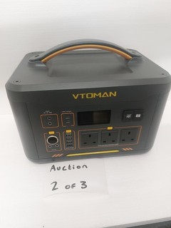 FOR SPARES & REPAIRS! VTOMAN Jump 2200 Portable Power Station 2200W