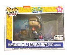Funko Pop Rides Deluxe Nickelodeon Mermaidman Barnacleboy #126 Amazon Exclusive