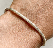 Sterling Silver Bracelet Adjustable ITALY 925 Jewellery Gift Idea for Wife Mum