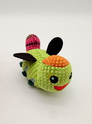 Disney Wishables Plush Main Street Electrical Parade Lightning Bug Green Mini 5''