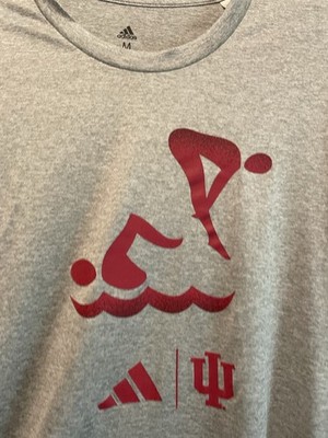 Adidas Men s Indiana University Hoosiers Swimming & Diving Medium L Sleeve