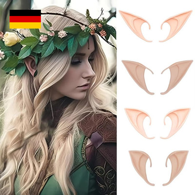 Elfenohren Halloween Kostüm für Erwachsene Party Verkleidung Elfen Ohren 2 Stück