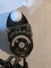 Sekonic Model L-398 STUDIO DELUXE VTG Photography Light Meter w/Incident Dome