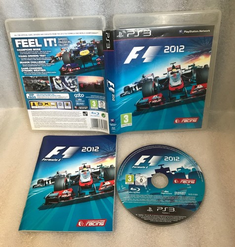 F1 2012 PS3 VIDEOSPIEL komplett mit Handbuch
