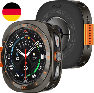 Amizee 2 in 1 Metall Hülle Kompatibel Für Samsung Galaxy Watch Ultra/Ultra 2(202