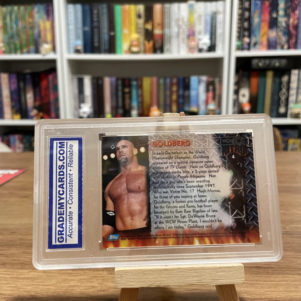 Tarjeta autografiada firmada por Nitro Goldberg 1999 Topps WCW/NWO CERTIFICADA Foto 2 de 3
