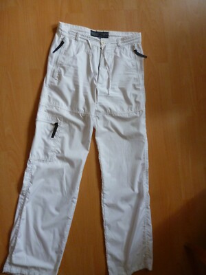 Hose  Cargo Paperbag FREEMAN T PORTER Gr.38 weiß Microfaser