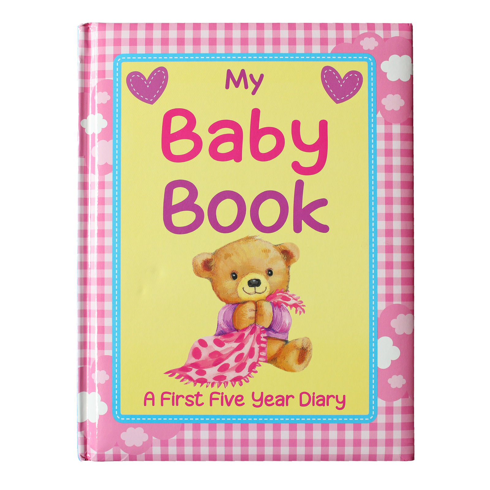 my baby record book pink