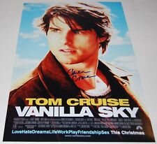 CAMERON CROWE signed (VANILLA SKY) 12X18 movie poster photo *DIRECTOR* W/COA CAMERON CROWE signed (VANILLA SKY) 12X18 movie poster photo *DIRECTOR* W/COA