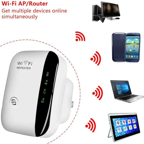 Repetidor WLAN 300Mbps Router Range Amplificador de Señal WIFI Access Point Booster - Imagen 3 de 12