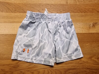 Under Armour Baby Hose kurz Shorts Gr. 74 80 86 12 Mon grau orange heatgear USA