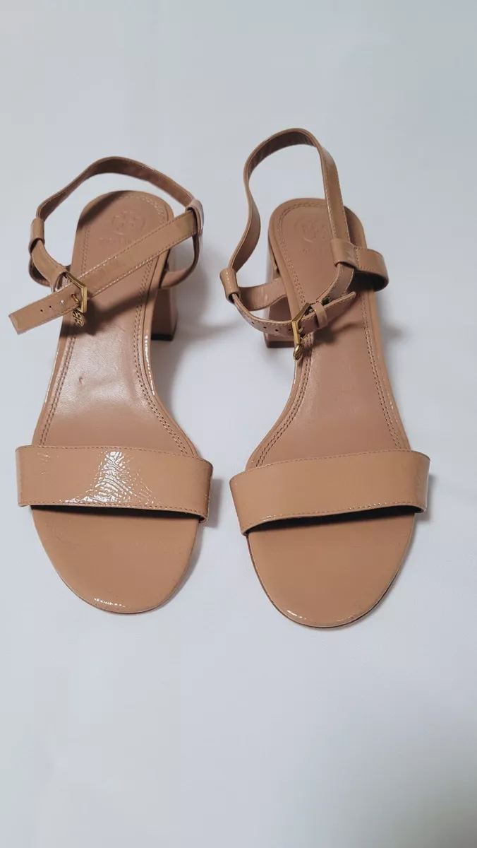 Tory Burch Laurel Ankle Strap Sandal Size 11M Brown eBay