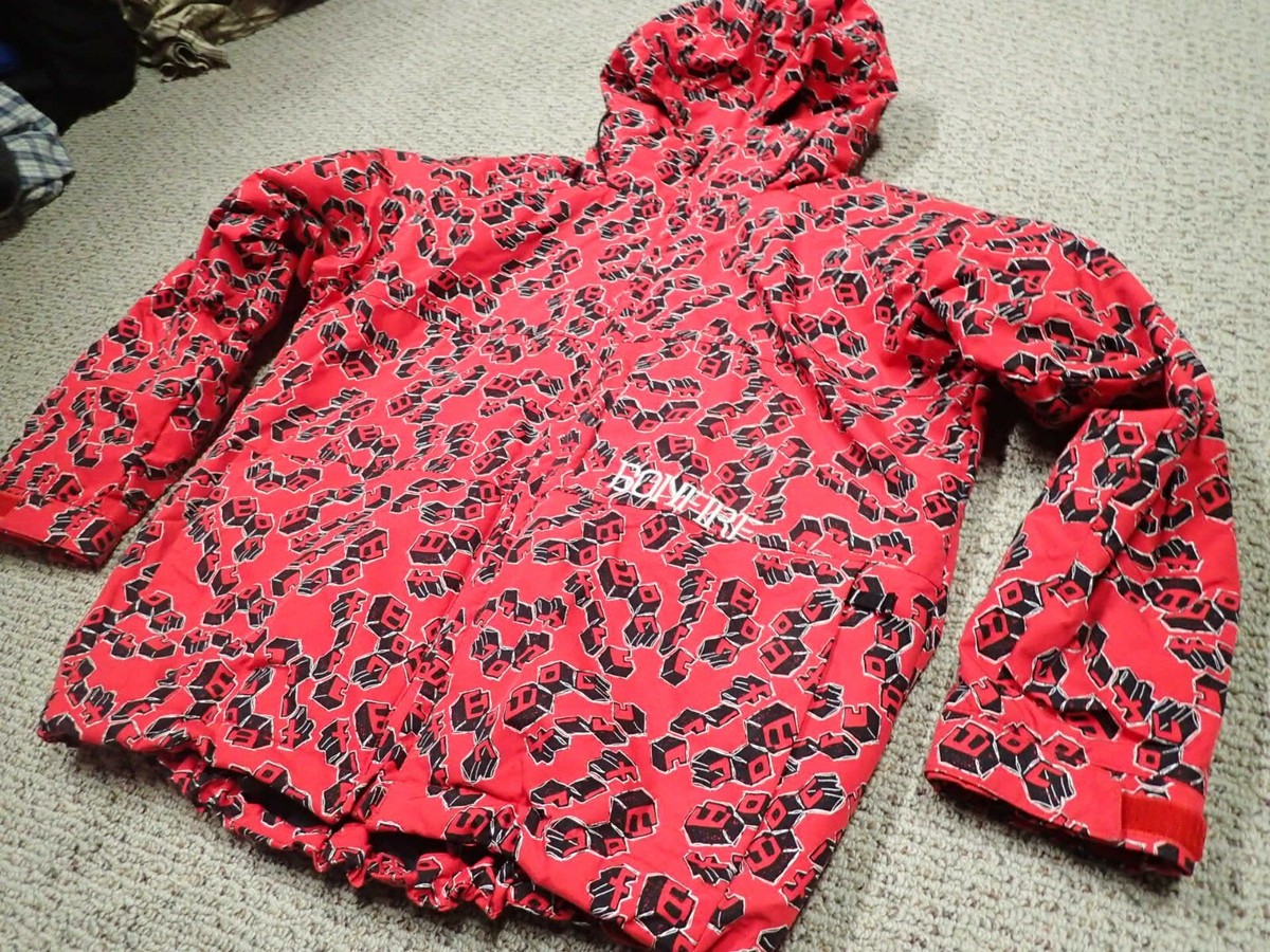 BONFIRE QUAZI CHROMA SNOWBOARD JACKET in Youth size Large Multi