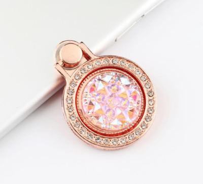 LiliDreamStore 360 Rotating Fashion Crystal Cell Phone Finger Ring Stand Holder 