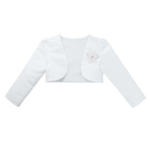 UK Girls Wedding Faux Fur Coat Birthday Party Princess Bolero Shrug Cape Jacket - Picture 30 of 39