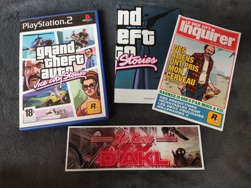 Jeu GTA Vice City Stories PS2 - Version Française - Très Bon état (sans Notice)
