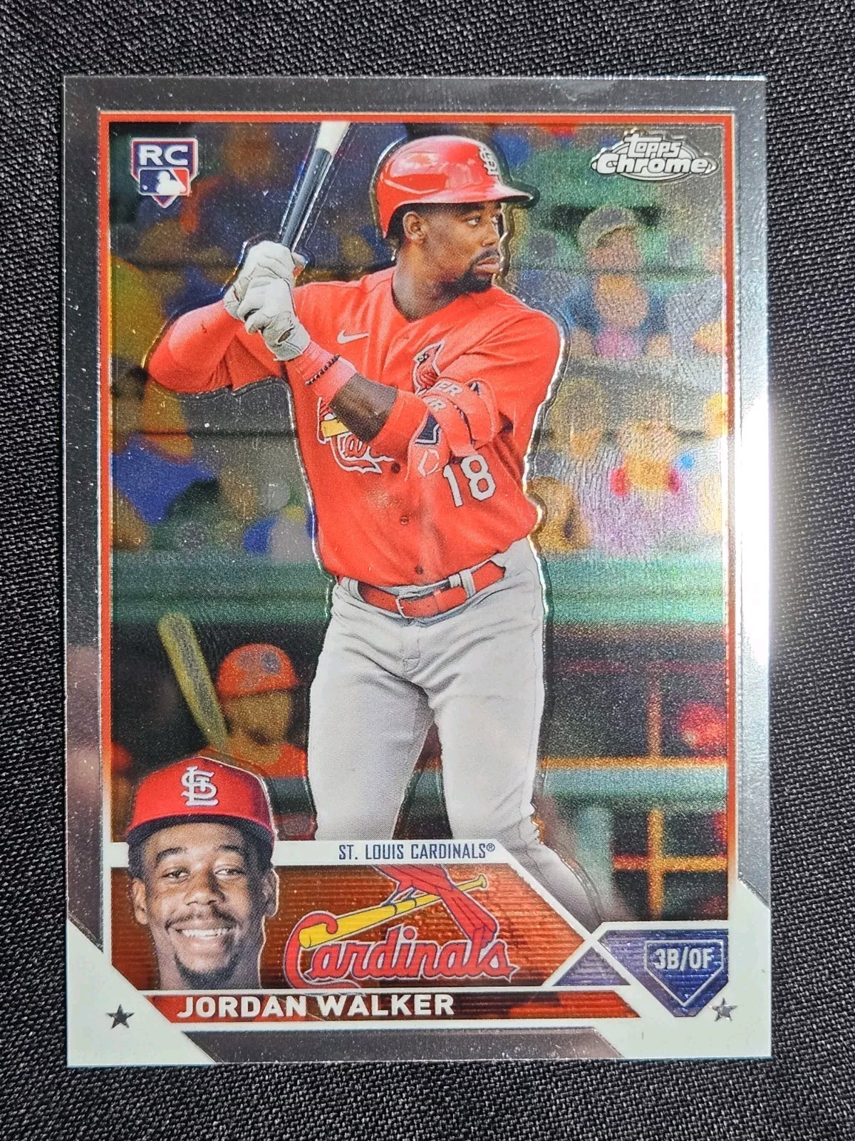 2023 Topps Chrome Base Jordan Walker Rookie Card RC #209 Cardinals