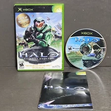 Halo Combat Evolved Game of the Year XBOX Complete Video Game