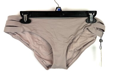 Vitamin A Women s Beige/Gray Hipster Bikini Bottom Size 12