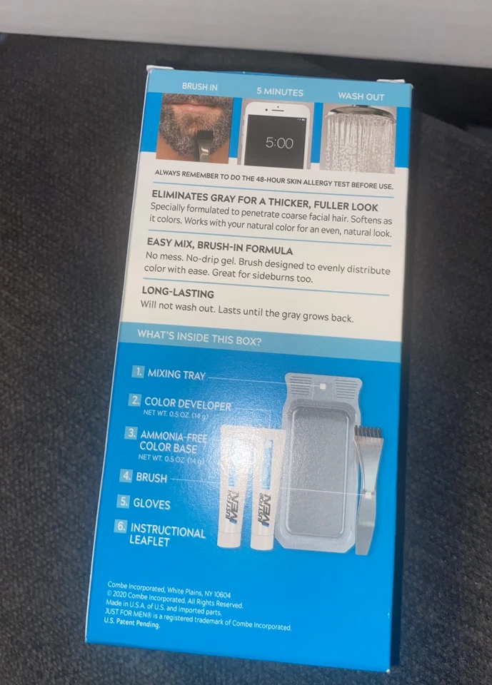 Colorear bigote y barba solo para hombre para rubio M-10/15, ¡impresionante oferta! Nuevo Foto 3 de 4