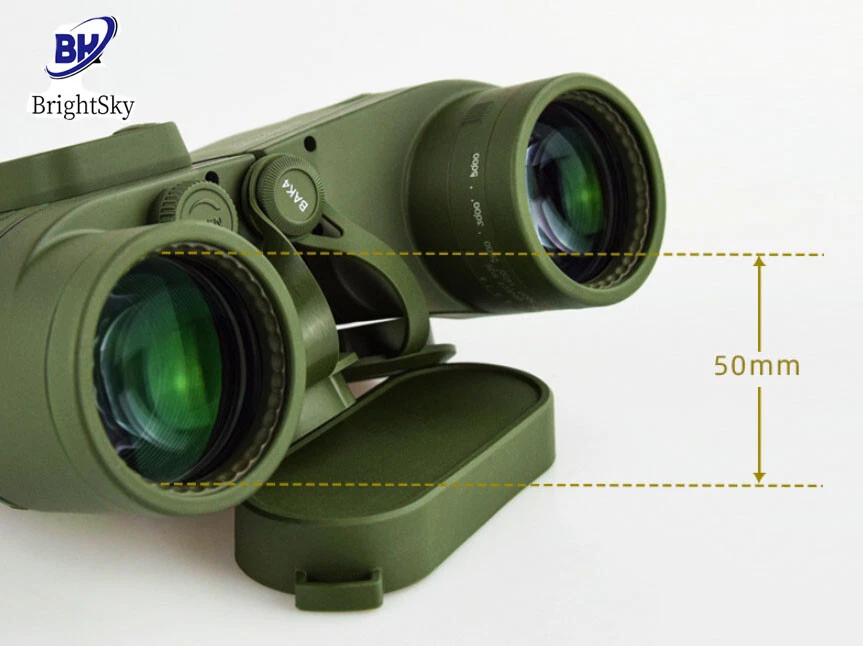 10X50 NightInternal Compass Binoculars Rangefinder Birdwatching Hunting Boating - Image 2 of 4