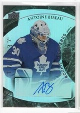 Antoine Bibeau 15-16 UD Trilogy Rookie Premieres Auto /172 #145 Maple Leafs