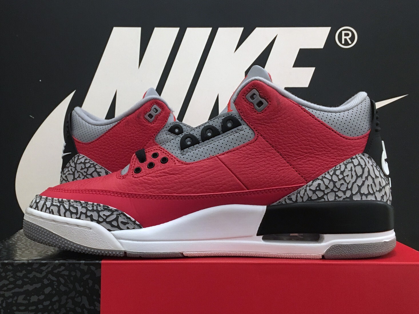 VTG 2020 AIR JORDAN 3 RETRO SE UK10 EU45 FIRE RED OG BRED TORO SB 1 4 5 11 RARE image 9