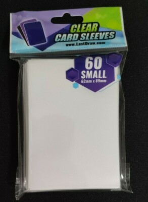   YuGiOh Kartenhüllen - Small - 62mm x 89mm - Weiß / White- 60 Stück LastDraw!