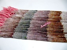 Natural Multi Spinel, 2mm Size Beads Rondelle Faceted Beads 13 inch long Strand
