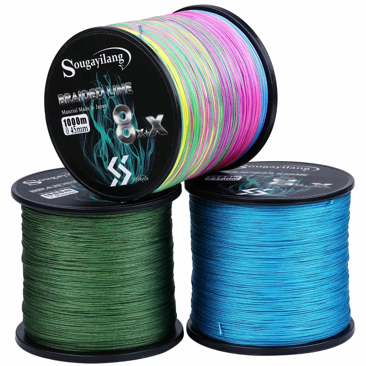 Braided Fishing Line 9 Strands Seawater Freshwater Strong 300M