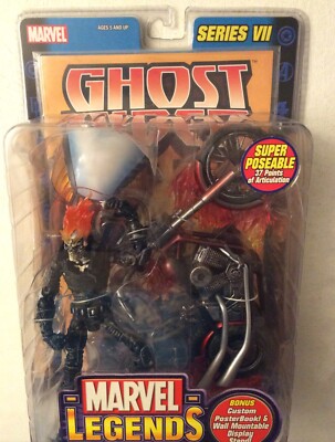 TOY BIZ MARVEL LEGENDS SERIES VII GHOST RIDER 6” ACTION FIGURE MIP 
