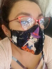 FACE MASK BETTY BOOP reusable washable material. MADE IN USA