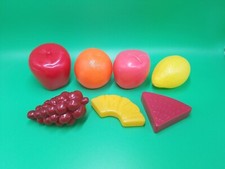 Fruit Pretend Play Food Toy Lot Grape Orange Lemon Apple Pineapple Watermelon