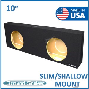 shallow 10 subwoofer box