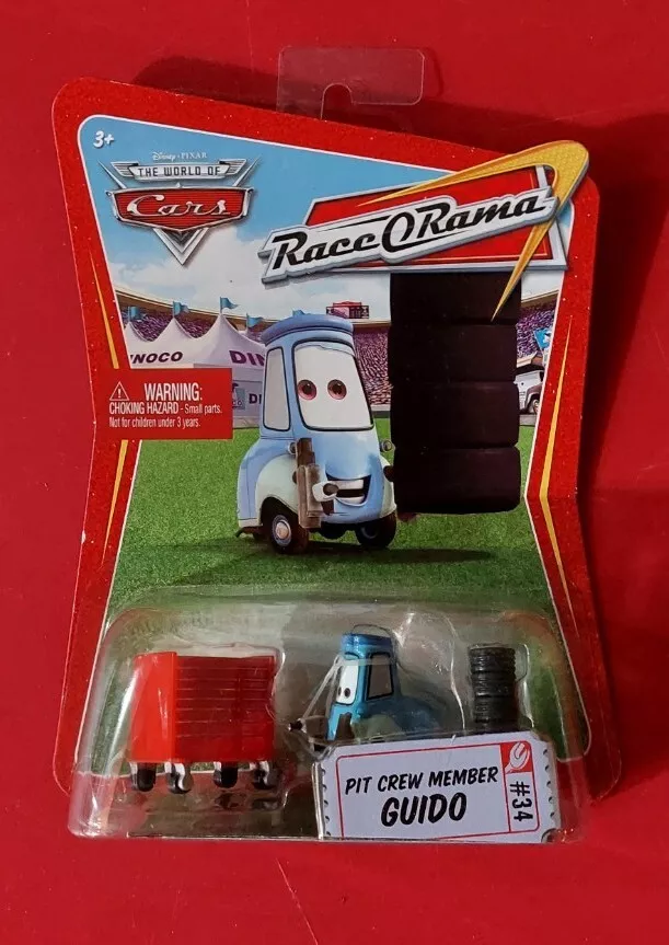 Lot - Disney Pixar The World of Cars Race O Rama Pit Crew Member Guido