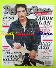 ROLLING STONE USA MAGAZINE 852/2000 Jacob Dylan Johnnny Cash Mystikal  No cd