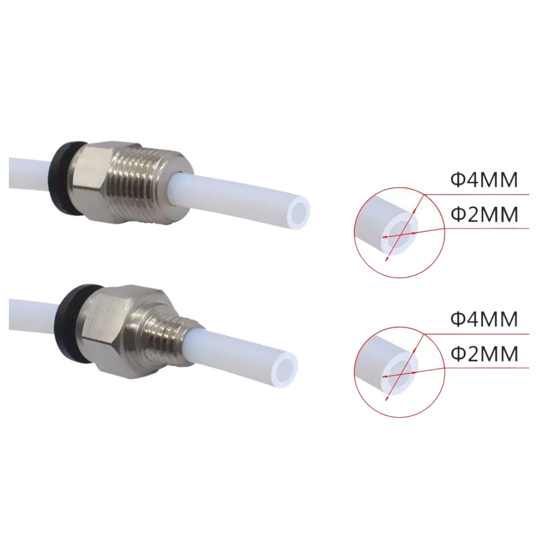 Connettore PC4-M6 PC4-01 M10 stampante 3D pneumatico connettore PTFE push fit foto 3