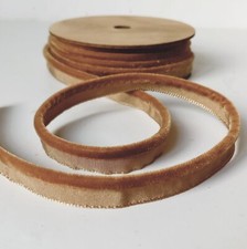 Velvet flanged insert piping cord trim 5mm wide – By The Metre Many Colours