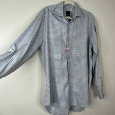 David Donahue 100 Cotton Checkered Men's Button Down