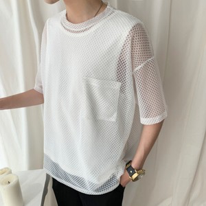 fishnet short sleeve top