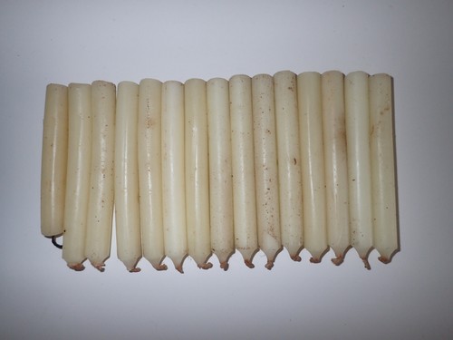 Weihnachtskerzen, weiß, Kerzen Berta Fulda, 15 St., 250 Gr., Antik! - Bild 3 von 5