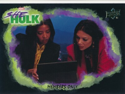 #62 GOLDSBURRY/MALLORY BOOK GINGER GONZAGA/NIKKI RAMOS 2023 Upper Deck She-Hulk
