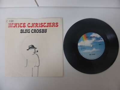 Bing Crosby, White Christmas/ God Rest Ye Merry, Gentlemen, 7'' Single,