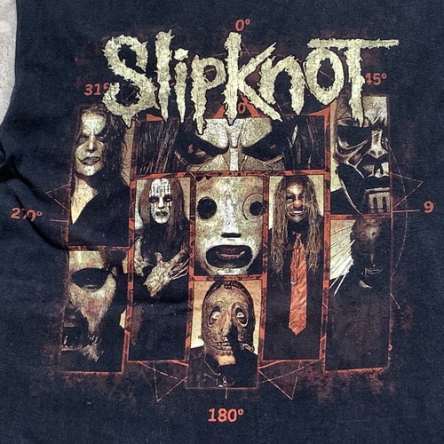 Slipknot T Shirt Distressed Black Rock 