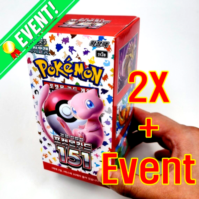 151 2 BOXES +10 Packs Pokemon TCG Cards Booster sv2a Factory