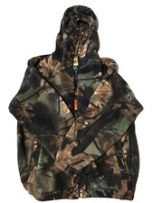Trail Crest Youth Camo Fleece Zip Up Jacket Size Large