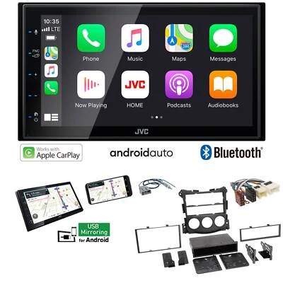 JVC 2-DIN Autoradio Apple CarPlay Android Auto für Nissan 370 Z ab 2009 schwarz - Bild 1 von 4